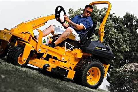 Are Steering Wheel Mowers Better For Hillsides?