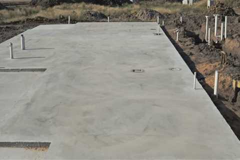 What is the purpose of a concrete slab?