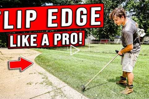 #1 EASIEST Way To Edge A Sidewalk (How The Pros Do It)