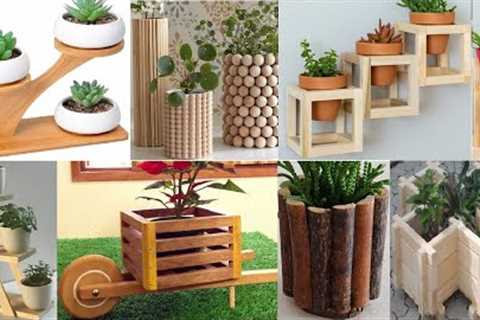 Wooden Plant Stand Ideas from Scrap wood /woodworking ideas with scrap wood/scrap wood project ideas