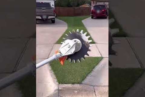 Are you edging mowing?