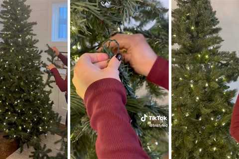 The Simple Trick to Make Your Artificial Tree Look More Full