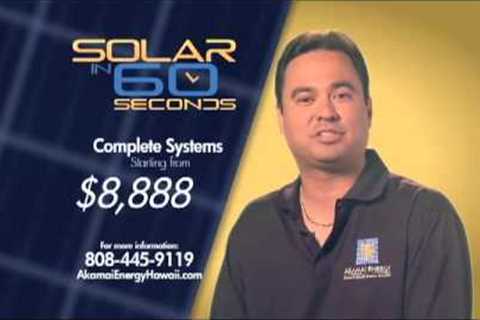 Solar Panels in Hawaii Explained - Photovoltaic (PV) Systems - Solar in 60 Seconds