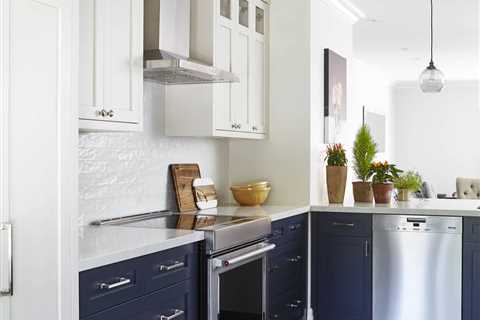 A Blue Cabinet Kitchen Can Be a Great Choice If You're Looking For a Colorful Look