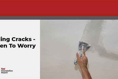 Ceiling Cracks – When To Worry