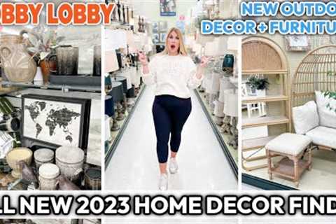 NEW HOBBY LOBBY *SPRING 2023* HOME DECOR FINDS | NEW Collections + Outdoor Decor & Patio..