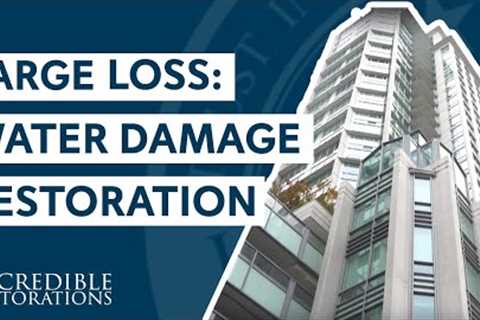 Large Loss - Water Damage Restoration Process (32 Floors Affected!) | Incredible Restorations