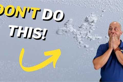 2 Ways To Repair Popcorn Ceiling (That Actually Work)