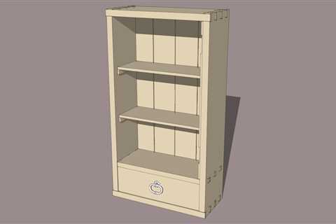 Adding back slats to a cabinet model in SketchUp