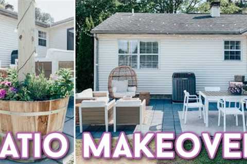 DIY BUDGET PATIO MAKEOVER | DECORATING IDEAS | OUTDOOR FURNITURE | HOUSE PROJECTS