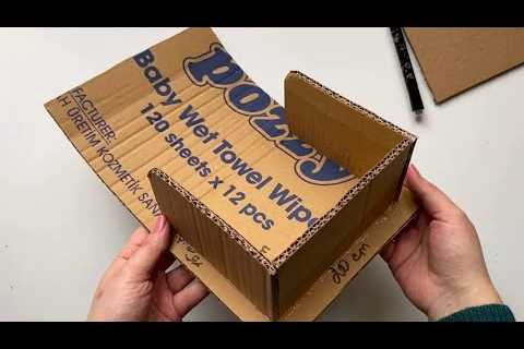 DIY Amazing box made of cardboard and clay | Paper craft | Dream_Fairy_DIY