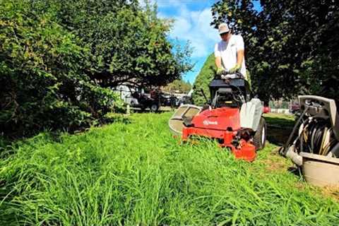 Lawn Guy Left Elderly Couple Without WARNING | Let''s RESTORE Their Lawn To Perfection!