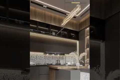 🔥🔥 Modular Kitchen Design Ideas 2023 / Modular Kitchen Cabinet #shortsvideo   @Zafirohomestudio