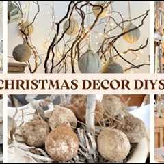 CHRISTMAS DIY DECOR ~ HIGH-END CHRISTMAS DECOR ~ HOME DECOR ON A BUDGET ~ Christmas Decorating Ep1