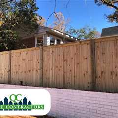 Residential fence replacement Charlotte, NC