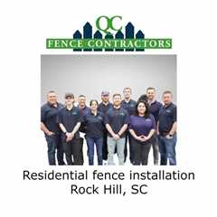 Residential fence installation Rock Hill, SC
