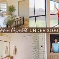 HOME PROJECTS UNDER $100 THAT MAKE A BIG IMPACT
