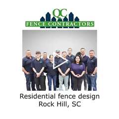 Residential fence design Rock Hill, SC - QC Fence Contractors