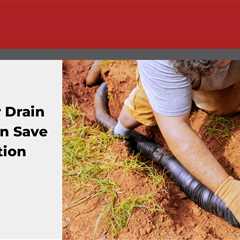 How a Gutter Drain Extension Can Save Your Foundation