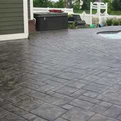 Ideas And Tips For Decorative Stamped Concrete Driveways