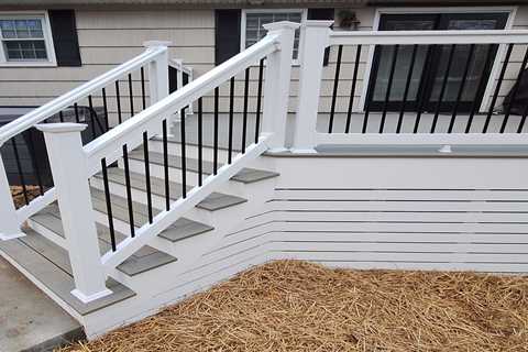 Makeover Monday: TimberTech Deck with Angled Steps in Annapolis, Maryland