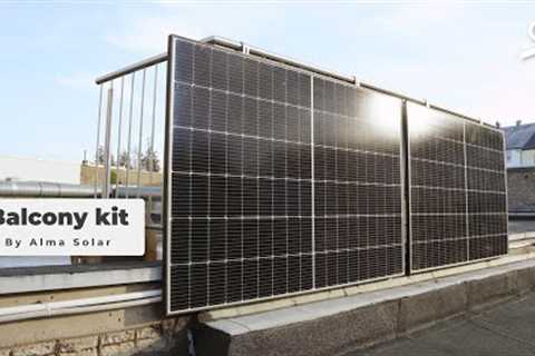 Solar panel kit for balcony - By ALMA SOLAR (ENG)