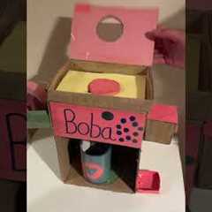 New Cardboard Boba Tea Machine!!! 😍