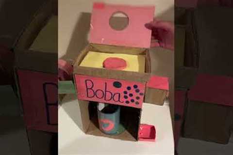 New Cardboard Boba Tea Machine!!! 😍