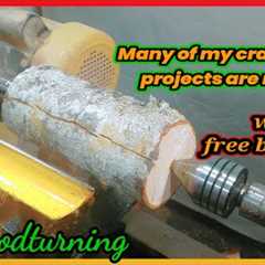 wood turning free branch projects for craft shows