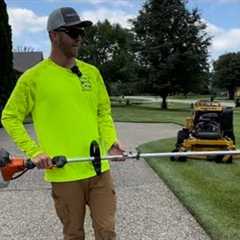 The CORRECT way to EDGE a lawn