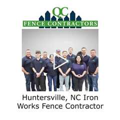 Huntersville, NC Iron Works Fence Contractor - QC Fence Contractors