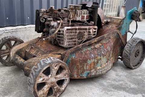 Restoring A Super Old Rusty MAKITA Self-Propelled Lawn Mower For My Brother