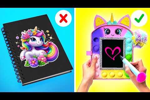 COOL SCHOOL HACKS & GADGETS || Cool Crafts You Will Love! by 123 GO!