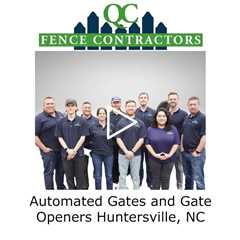 Automated Gates and Gate Openers Huntersville, NC - QC Fence Contractors