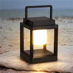 Solar Lantern Outdoor Table Lamp Review: Glowing Elegance for Patios