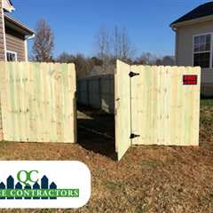 Wood Fence Installation Huntersville, NC