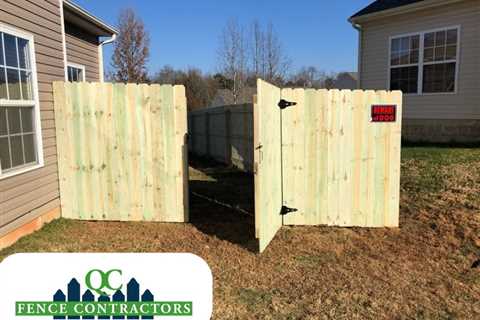 Wood Fence Installation Huntersville, NC