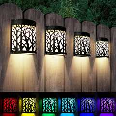 DenicMic Solar Wall Lights Review: Brighten Your Fence