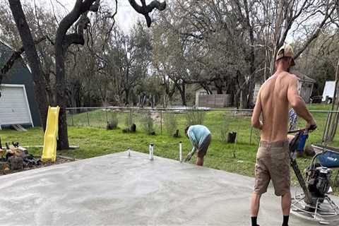 From Frame To Finish: Decorative Concrete Brings Pflugerville Deck Construction To Life
