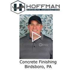 Concrete Finishing Birdsboro, PA - Hoffman Concrete Contractors