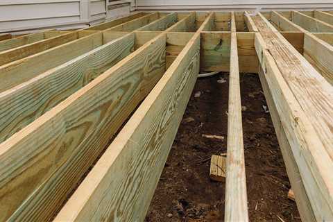 How Deck Construction Can Reveal The Need For Foundation Repair In Middlesex County