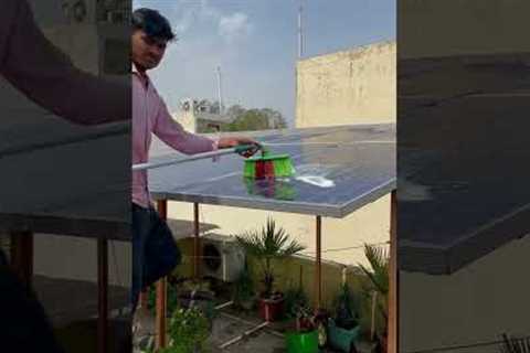 Best Way To Clean Your Solar Panels #shorts