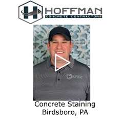 Concrete Staining Birdsboro, PA - Hoffman Concrete Contractors