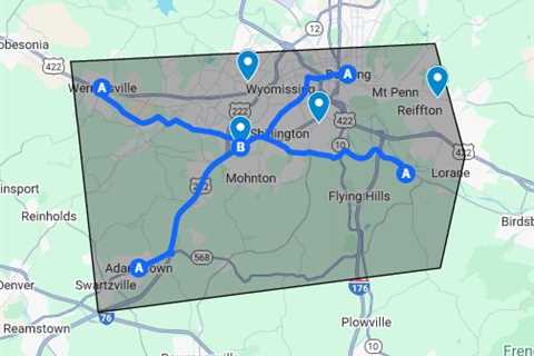 Gutter replacement Reading, PA - Google My Maps