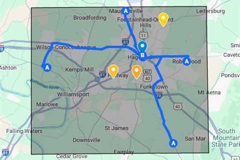 Gutter cleanout contractor Hagerstown, MD - Google My Maps
