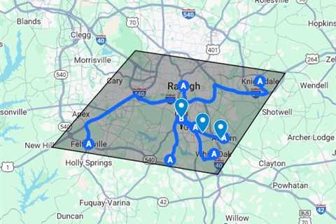 AC Repair Garner, NC - Google My Maps