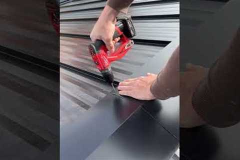 Best Ridge Cap Install #metal #roof