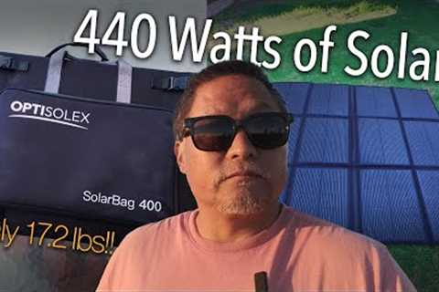 How To Connect Multiple Solar Panels // OptiSolex SolarBag 400