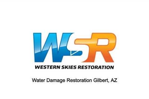 Water Damage Restoration Gilbert, AZ - Western Skies Restoration - (480) 507-9292