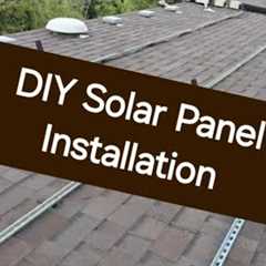 Solar Panel Rooftop Install: Mounting, Wiring, and Combining Arrays in 2024.